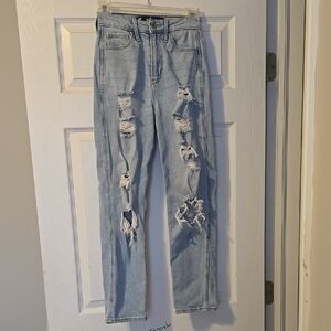 Hollister Distressed Light Wash Jeans